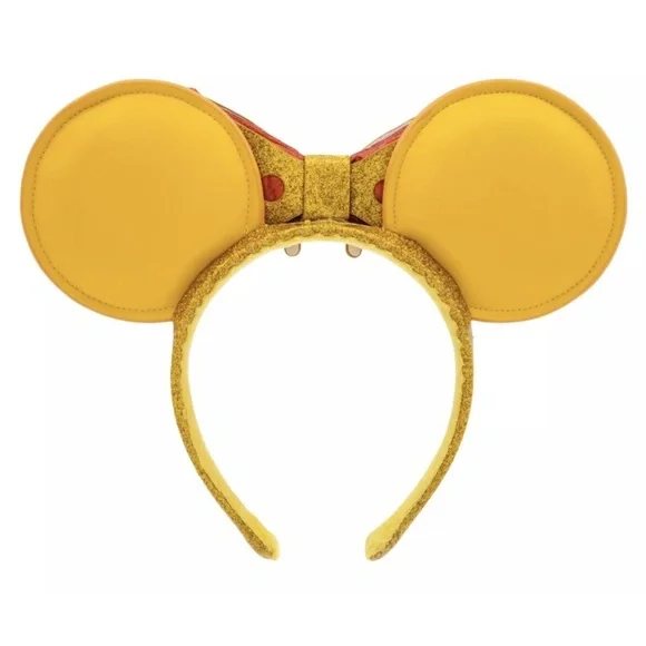 2024 Disney World Parks Eats Pizza Minnie Ears Headband Limited Edition - NEW - Picture 2 of 2